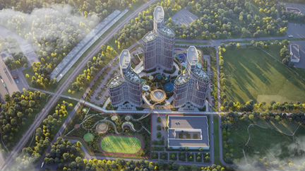 Квартира-студия, 48.4 м², 24/39 эт.