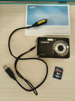 Фотоаппарат Samsung ES55,не работает,с картой 4Гб