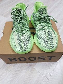 Кроссовки Adidas Yeezy boost 350 салатовые