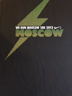 Футболки Nike run Moscow 2012