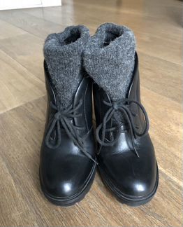 Ботильоны кожаные Calvin Klein 38