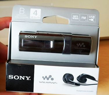 Новый MP3 плеер Sony Walkman NWZ-B183