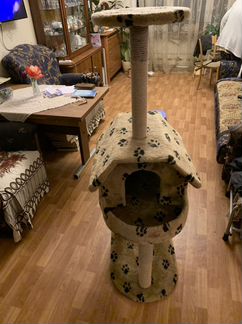 Когтеточка домик для кошки