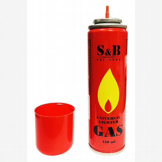 Газ для зажигалок s b 150 мл
