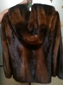 Шуба норка р.46 в отличном состоянии