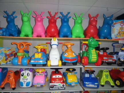 Резиновый прыгун, скакун, лошадка, ослик новый