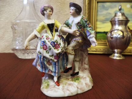 Старинная статуэтка 19 век, антик Франция, Samson