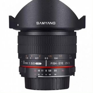 Samyang 8mm f/3.5 Fish-eye CS II Canon EF Новый