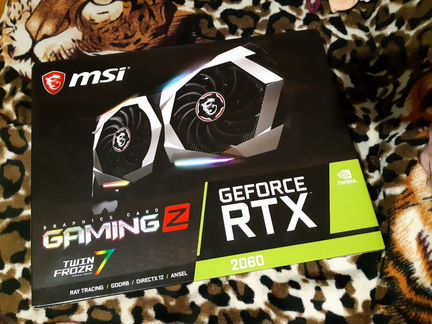 Видеокарта MSI RTX 2060 6G gaming Z