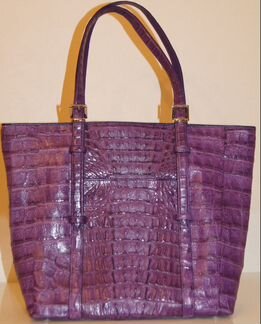 Лаванда Настоящий крокодил Новая сумка