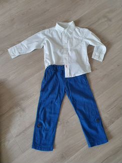 Штаны H&M, рубашка Old Navy 104