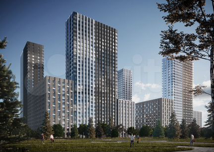 2-к квартира, 53.3 м², 4/10 эт.