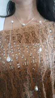 Цепочка с жемчугом