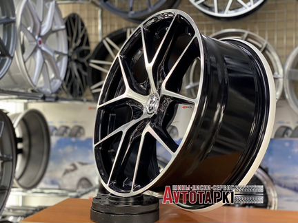 Диски для киа рио, лада веста hre 4/100 r17 black