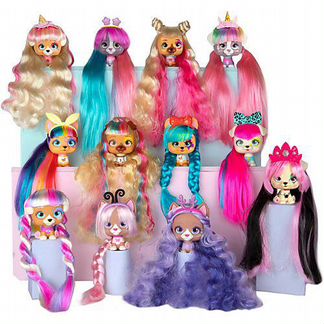 Новые I love VIP Pets собачки с длинными волосами