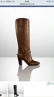 Новые сапоги Ralph Lauren Collection 37.5 разм