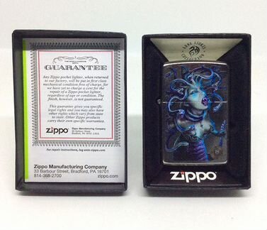 Зажигалка Zippo 29573 Anne Stokes Medusa