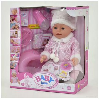 Куклы Беби лав в шубке