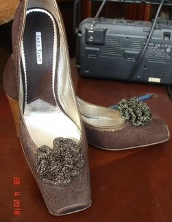 Туфли замшевые. Италия