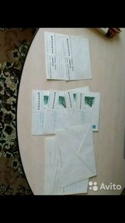 Новые конверты (12 шт, 1991 год)