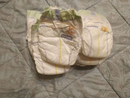 Памперсы huggies 1
