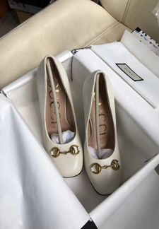 Кожанные туфли Gucci