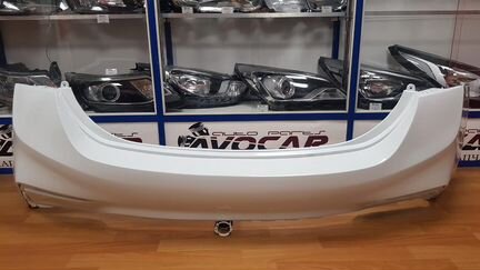 Бампер Задний белый Хендай Солярис 2017 2020