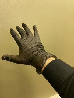 Перчатки нитриловые размер L