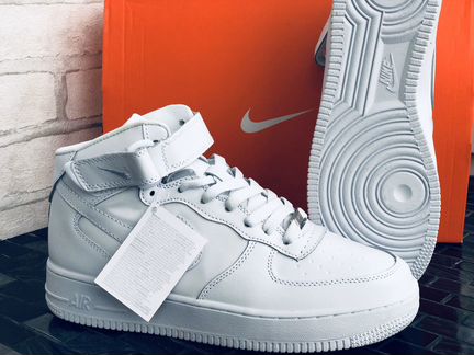 Зимние кроссовки Nike Air Force нат. кожа 35-40