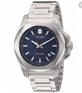 Часы Victorinox inox синие браслет новые