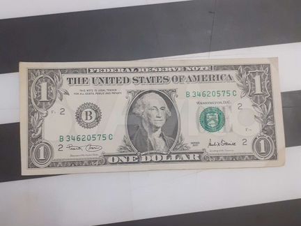 1 доллор 2001г