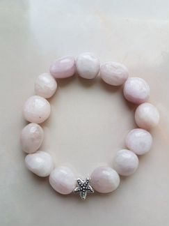 Браслет из натурального кунцита