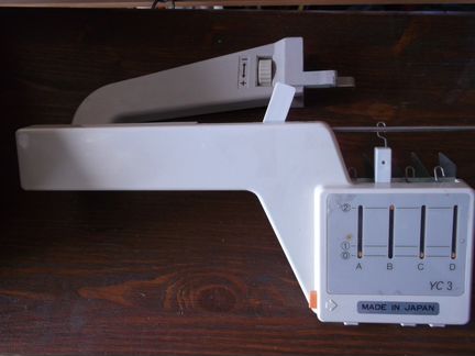 4-х цветик для вязальных машин Бразер, Сильвер