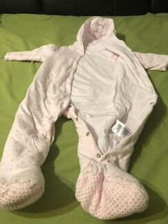 Комбинезон Детский Mothercare с капюшоном 12-18 ме