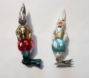 Ёлочные игрушки - Зайчики