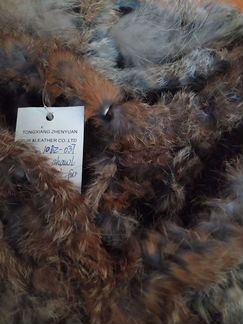 Пончо меховое