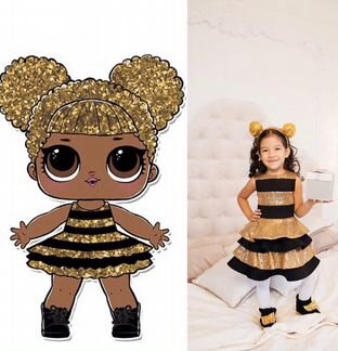 Детский новогодний костюм единорог, конфета, пчела