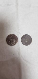 10 копеек. 1931 год. 1934 год. 2 монеты. Редкие