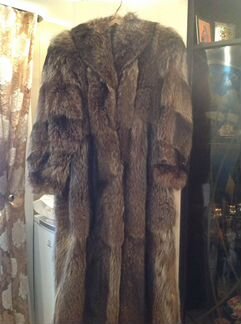 Шуба енотовая