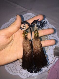 Серьги-кисти