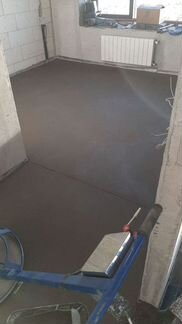 Механизированная стяжка пола за один день