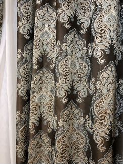 Шторы жаккард 380*270, новые