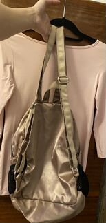 Рюкзак атласный house бежевый шёлковый сатиновый б