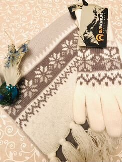 Перчатки и шарф Абсолютно новые