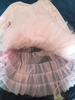 Велюровое платье Маленькая леди, 140-68(маломерка)