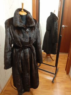 Норковая Шуба 54-56,Греция,длина 115см, в Идеале