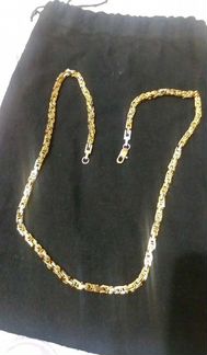 Цепочка с браслетом цвет золото