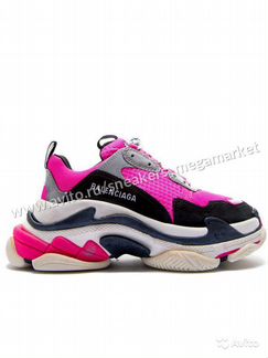 Кроссовки Balenciaga Triple S Pink (36-40)