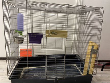 Клетка для грызунов + еда (новая упаковка)