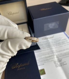 Золотое кольцо Chopard 0.5 ct 6.6 гр